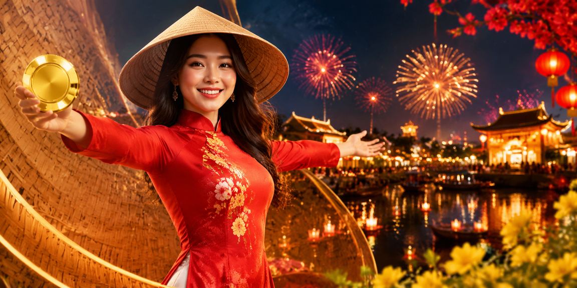 Khung cảnh Huế truyền thống với nón lá, biểu tượng cho trải nghiệm cá cược địa phương